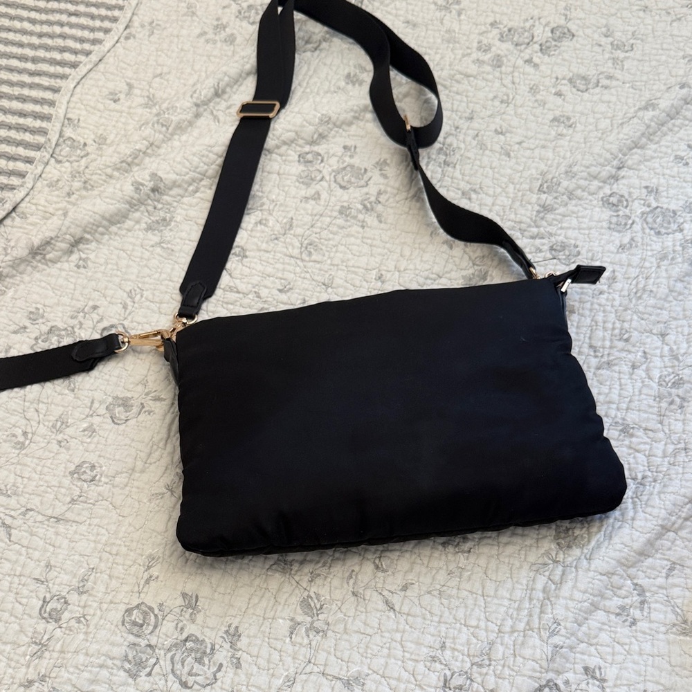 a new day Black Crossbody Bag